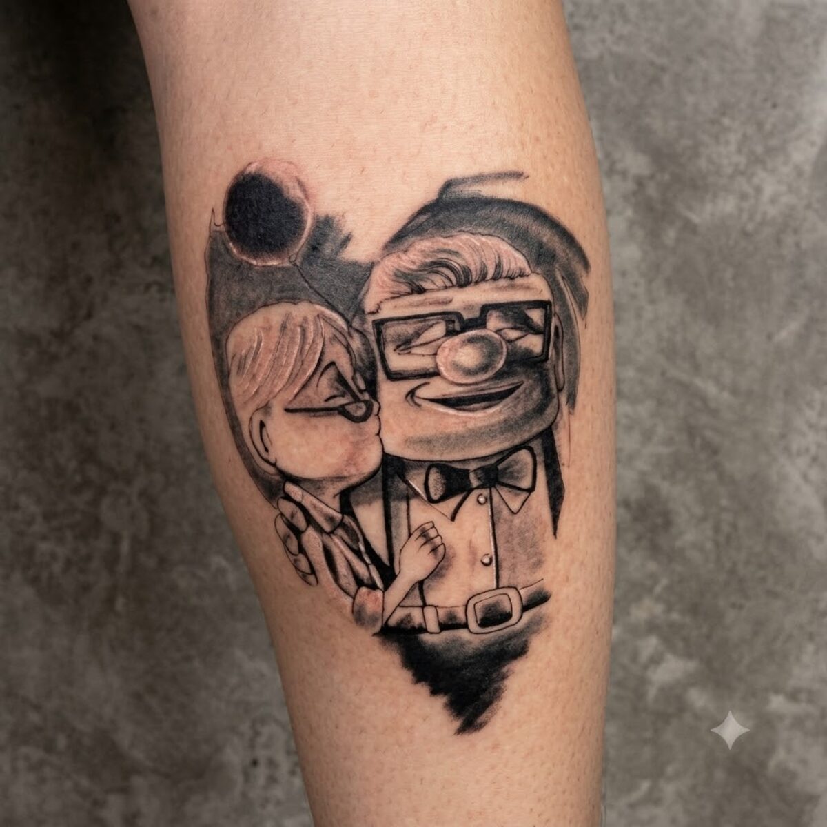 Tatuagem de personagens do filme Up — Altas Aventuras